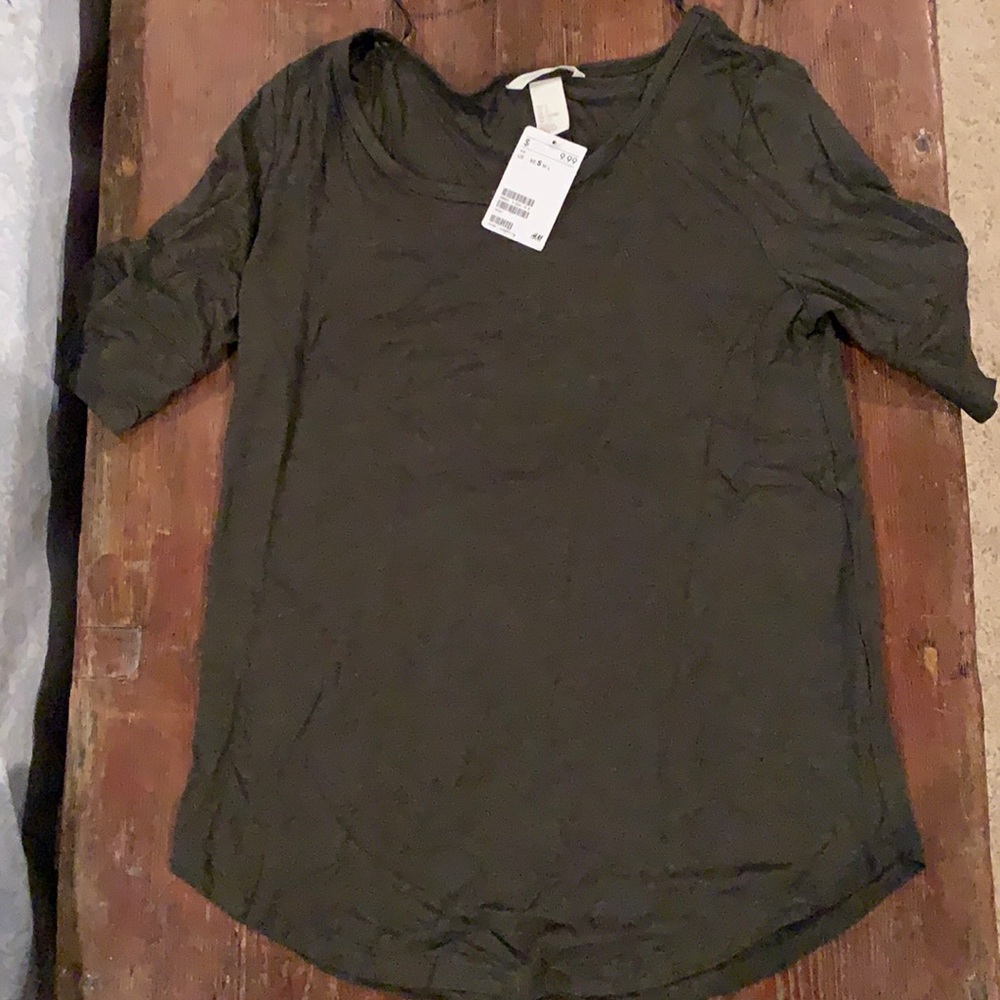 H&M T-shirt Olive